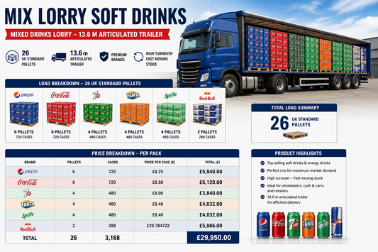 Mix Lorry Soft Drinks